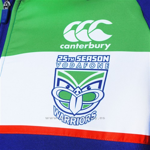 WH Chaqueta con Capucha Nueva Zelandia Warriors Rugby 2019 Entrenamiento